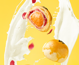 Salted Egg Yolk Rose Pastry 咸蛋黄玫瑰酥 6 x 60gm