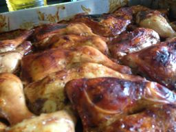 Spitbraai Chicken with roasted potatoes & two sides