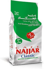 Cafe Najjar Classic Pure Brazilian Arabica Ground Coffee with Cardamom