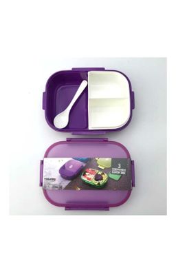  3 compartment Bento lunch box with  Water Bottle Set