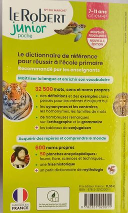 Le Robert Junior Poche - CE/CM/6ieme (Dictionnaire Français)