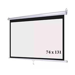 Wall Mounted Manual 4:3 Projector Screen