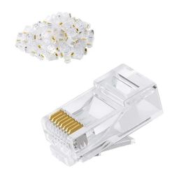 CAT6 RJ45 100 Connectors Pack