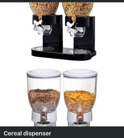 Dual (Double) Handled Dry Food Dispenser