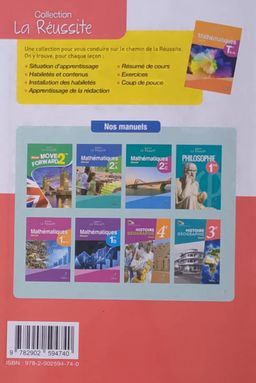Mathematique Manuel (Valesse) - Tle D