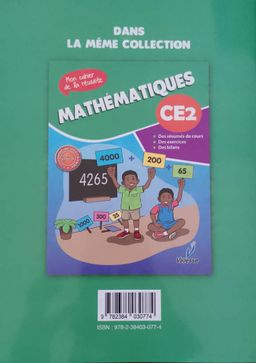 Cahier Mathematique (Valesse) - CE1