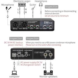 XTUGA E22 Professional Audio Interface