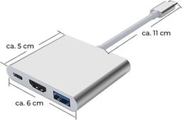 USB C to HDMI + USB Multiport Adapter