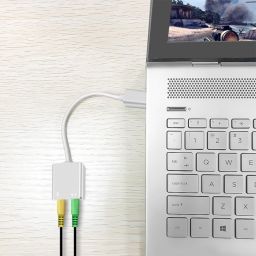 USB Type-C Sound Card Adapter
