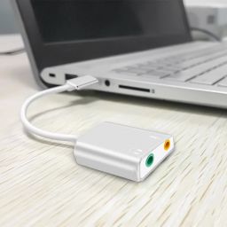 USB Type-C Sound Card Adapter