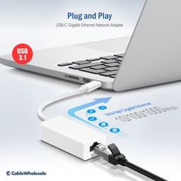 USB Type C to Ethernet Adapter