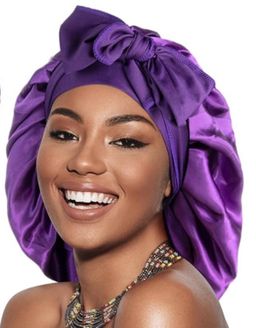 Large Adjustable Wide-Band Bonnets (With Ties)