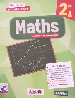 Mathematique / Cahier d’habileté - 2nd A (JD Editions)
