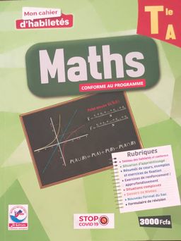 Mathematique / Cahier d’habileté - Tle A (JD Editions)