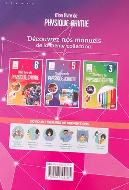 Mon Livre de Physique-Chimie - 4ieme (JD Editions)