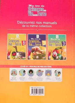 Mon Livre des SVT - 4ieme (JD Editions)