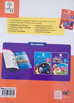 Mon Livre des SVT - 2nd C (JD Editions)