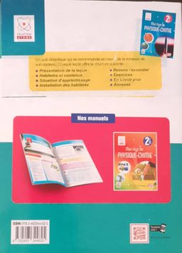 Mon Livre de Physique-Chimie - 2nd C (JD Editions)