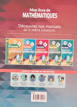 Mon Livre de Mathematique / Collection Pyramide - 1ere A (JD Editions)