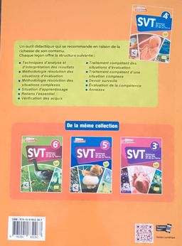 SVT / Cahier d’habileté - 4ieme (JD Editions)