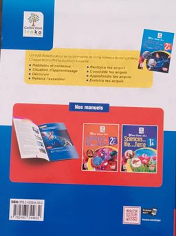 Mon Livre des SVT - 2nd A (JD Editions)