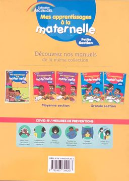 Mes apprentissage a la maternelle PS / Livre 1 (AEM, Lecture, Graphisme)  - Petite Section (JD Editions)