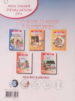 Mon Cahier d’évaluation (Français, Maths, EDHC, AEC) - CP2 (JD Editions)