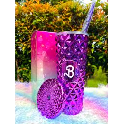 Diamond Barbie Tumbler with Straw - 710ml