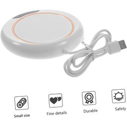 USB Warm Coaster Heated Coffee Mug Portable Office Desk Portable Cup(1 pcs set)