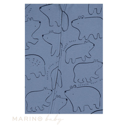 Blue Wildlife Animal Sleepsuit - 3 Pack, Size: 6-9months