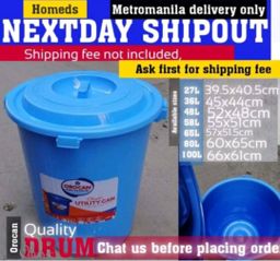 Orocan utility drum water container