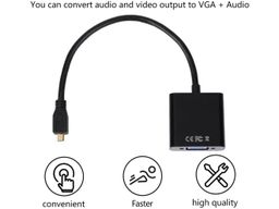 Micro HDMI to VGA Converter Adaptor