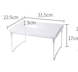 Clear mini desk
