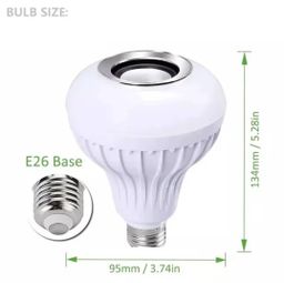 LED Bulb Smart Lamp RGB Lamp 220V E27 Bluetooth Music Lamp Smart Home LED Light Bulb Bluetooth Spearker Bulb.