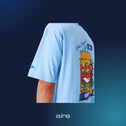 Los Angeles Dodgers MLB Burger Graphic Oversized T-Shirt by New Era