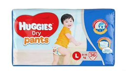 HUGGIES DRY PANTS JUMBO L36 1X1PK