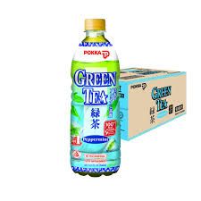 POKKA GREEN TEA PEPPERMINT 24X500ML