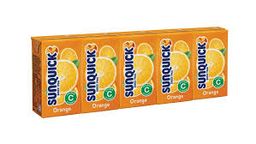SUNQUICK ORANGE FRUIT DRINK 4X5X125ML