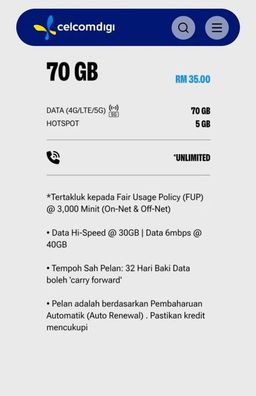 Sim Card-Data Plan