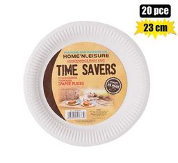 PICNIC PLATES PAPER 23cm 20 PIECES