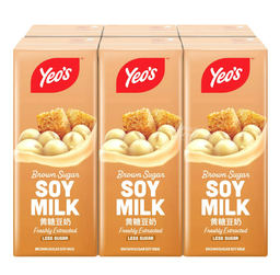 YEO'S BROWN SUGAR SOYA 4X6X250ML