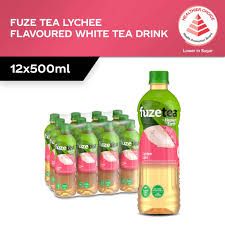 H&E PET LYCHEE & ROSE W/TEA 12X500ML