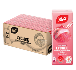 YEO'S LYCHEE 4X6X250ML