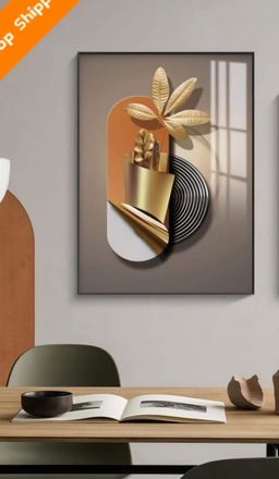 Crystal porcelain decorative painting