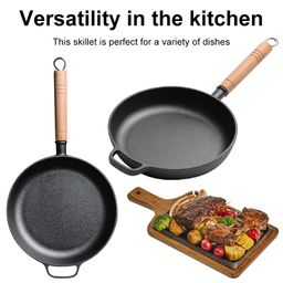 Thickened cast iron frying pan