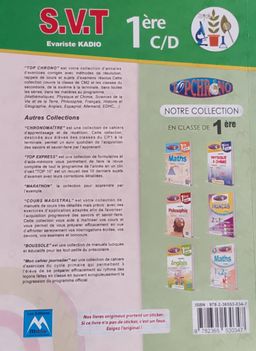 TOP CHRONO SVT 1ere CD (Editions Matrice)