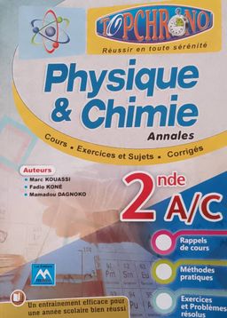 TOP CHRONO MATHEMATIQUE 2nd A/C (Editions Matrice)