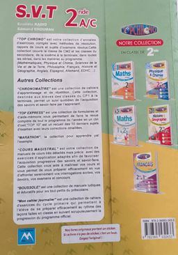 TOP CHRONO Annale SVT 2nd A/C (Editions Matrice)