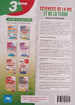 TOP CHRONO SVT 3ieme (Editions Matrice)