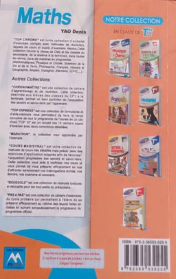 TOP CHRONO MATHEMATIQUE Tle D (Editions Matrice)
